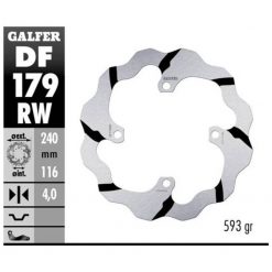 Bremsscheibe Galfer RW 240/116/4 mm