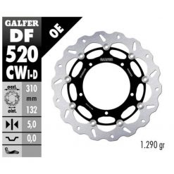 Bremsscheibe Galfer CW 310/132/5mm rechts