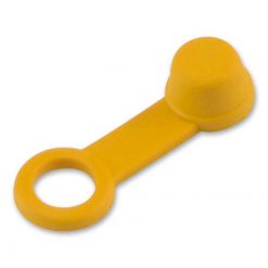 Gummikappe Bremsentlüftungs-Nippel gelb (Husqvarna) + universal