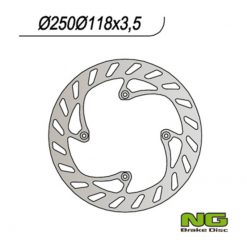 Bremsscheibe NG Brake Disc 250/118/3.5mm (4 Loch)