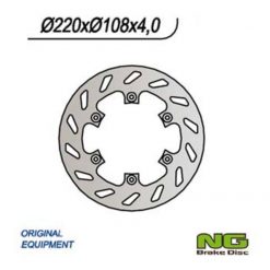 Bremsscheibe NG Brake Disc 220/108/4mm (6 Loch)