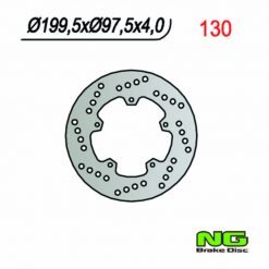 Bremsscheibe NG Brake Disc 200/98/4mm (5 Loch)