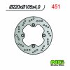 Bremsscheiben NG Brake Disc 220/105/4mm (4 Loch)