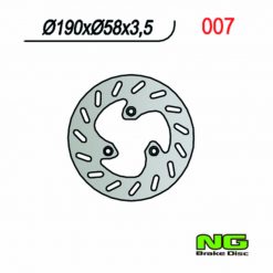 Bremsscheibe NG Brake Disc 190/58/3.5mm (3 Loch)