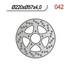 Bremsscheibe NG Brake Disc 220/57/4mm (5 Loch)