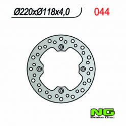 Bremsscheibe NG Brake Disc 220/118/4mm (4 Loch)