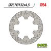 Bremsscheibe NG Brake Disc 267/132/4.5mm (6 Loch)
