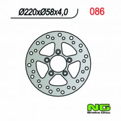 Bremsscheibe NG Brake Disc 220/58/4mm (5 Loch)
