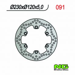 Bremsscheibe NG Brake Disc 230/120/5mm (6 Loch)