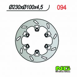 Bremsscheibe NG Brake Disc 230/100/4.5mm (6 Loch)