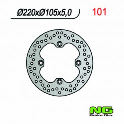 Bremsscheibe NG Brake Disc 220/105/5mm (4 Loch)