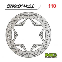Bremsscheibe NG Brake Disc 296/144/5mm (6 Loch)