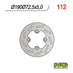 Bremsscheibe NG Brake Disc 190/72/5mm (4 Loch)