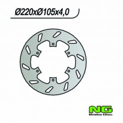 Bremsscheibe NG Brake Disc 220/105/4mm (6 Loch)