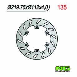 Bremsscheibe NG Brake Disc 220/112/4mm (6 Loch)