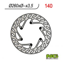 Bremsscheibe NG Brake Disc 260/-/3.5mm (6 Loch)