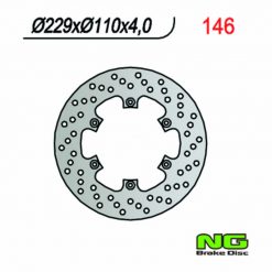 Bremsscheibe NG Brake Disc 229/110/4mm (6 Loch)
