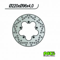 Bremsscheibe NG Brake Disc 220/96/4mm (5 Loch)