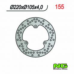 Bremsscheibe NG Brake Disc 220/105/4mm (3 Loch)