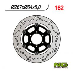 Bremsscheibe NG Brake Disc 267/64/5mm (6 Loch)