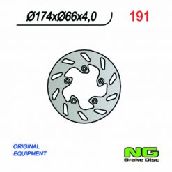 Bremsscheibe NG Brake Disc 174/66/4mm (5 Loch)