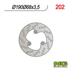 Bremsscheibe NG Brake Disc 190/68/3.5mm (3 Loch)
