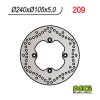 Bremsscheibe NG Brake Disc 240/105/5mm (4 Loch)