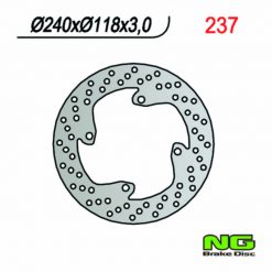 Bremsscheibe NG Brake Disc 240/118/3mm (4 Loch)