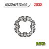 Bremsscheibe NG Brake Disc 220/112/4mm (4 Loch)