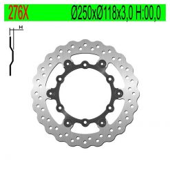 Bremsscheibe NG Brake Disc 250/118/3mm (6 Loch)
