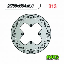 Bremsscheibe NG Brake Disc 256/94/6mm (4 Loch)