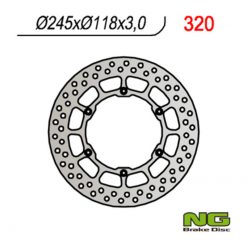 Bremsscheibe NG Brake Disc 245/118/3mm (6 Loch)
