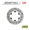 Bremsscheibe NG Brake Disc 220/110/4.5mm (6 Loch)