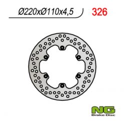 Bremsscheibe NG Brake Disc 220/110/4.5mm (6 Loch)