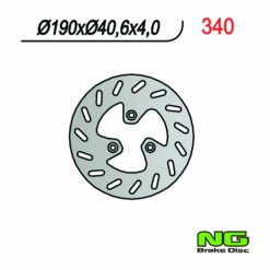 Bremsscheibe NG Brake Disc 190/40.6/4mm (3 Loch)