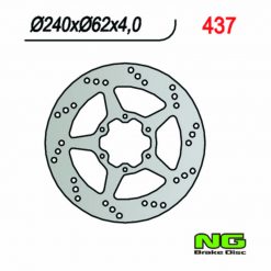 Bremsscheibe NG Brake Disc 240/62/4mm (6 Loch)
