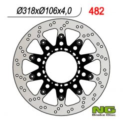 Bremsscheibe NG Brake Disc 318/106/4mm (6 Loch)