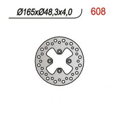 Bremsscheibe NG Brake Disc 165/48/4mm (4 Loch)