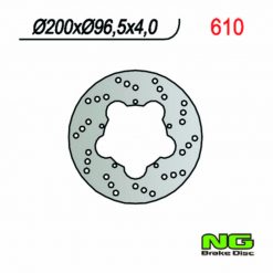Bremsscheibe NG Brake Disc 200/96.5/4mm (5 Loch)