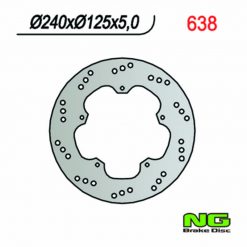 Bremsscheibe NG Brake Disc 240/125/5mm (5 Loch)