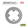 Bremsscheibe NG Brake Disc 240/121.5/4mm (4 Loch)