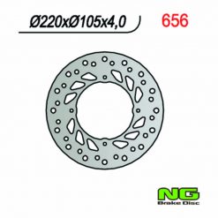 Bremsscheibe NG Brake Disc 220/105/4mm (4 Loch)