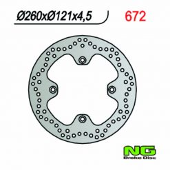 Bremsscheibe NG Brake Disc 260/121/4.5mm (4 Loch)