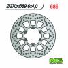 Bremsscheibe NG Brake Disc 270/90/4mm (6 Loch)