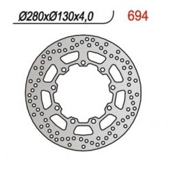 Bremsscheibe NG Brake Disc 280/130/4mm (9 Loch)