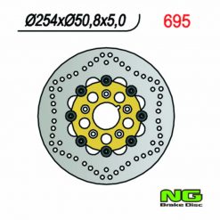 Bremsscheibe NG Brake Disc 254/50/5mm (5 Loch)