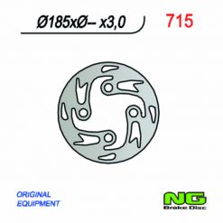 Bremsscheibe NG Brake Disc 185/65/3mm (4 Loch) Trial