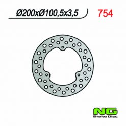 Bremsscheibe NG Brake Disc 200/100/3.5mm (3 Loch)