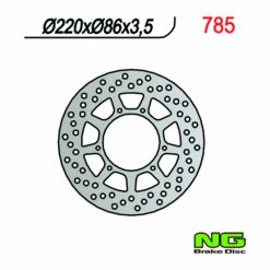 Bremsscheibe NG Brake Disc 220/86/3.5mm (6 Loch)