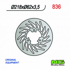 Bremsscheibe NG Brake Disc 218/62/3.5mm (3 Loch)